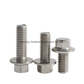 M12 1.25 x 40 PERRADA DE CABEZA DE CABEZA HEX de acero completo de acero inoxidable para madera