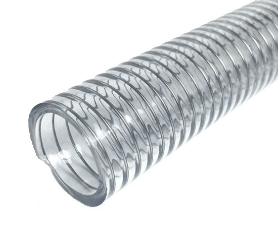 PVC Spring Spiral Helix Steel Wire Reinforced Suction Discharge Hose