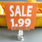 Magnetic Sign Clip with Clear Knuckle PS03M-C