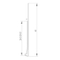 Clear Hanging Shelf Price Holder DS034