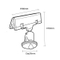 Adhesive Sign Holder With Large Clip PS05