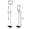 Adjustable Poster Holder with 11x7 plastic frame HSL48