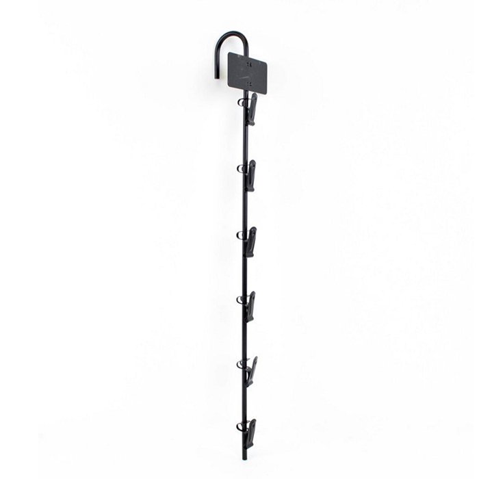 Metal merchandising Strip With 6 Clips MC006