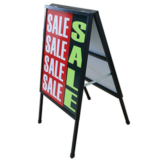 Sidewalk A Frame Steel Poster 22x28 MP22DS
