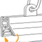 Plastic Celing Display Gripper Banner Rail Poster Display SG-H002