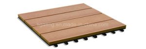 F&aacute;ciles al aire libre instalan WPC DIY que enclavija los azulejos de madera del PE