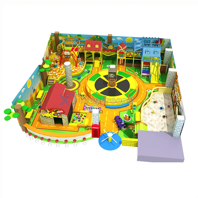 Jungle Theme Design Entertainment Children Indoor Play Structure for sale