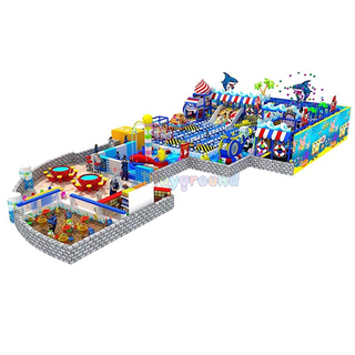 Ocean Theme Amusement Park Soft Kids Indoor Playground with Ball Pit