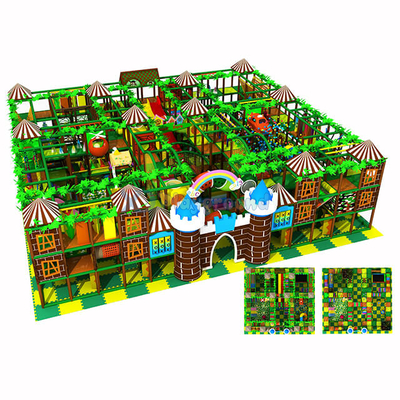 Jungle Theme Indoor Playground Children Soft Foam Play Structure