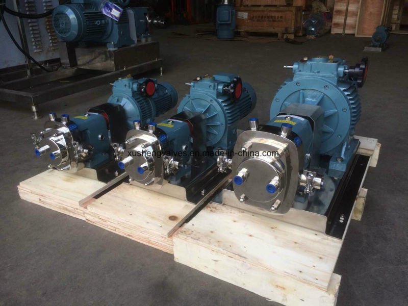 Двухстворчатый роторный насос из нержавеющей стали 304 Роторно-лопастной насос