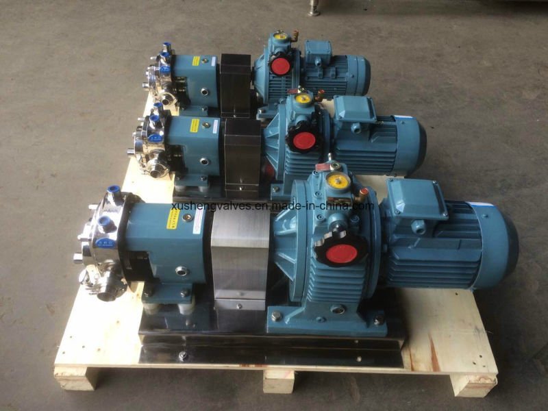 Роторно-лопастные насосы из нержавеющей стали Ss304 Ss316L с изоляцией кожуха для шоколада