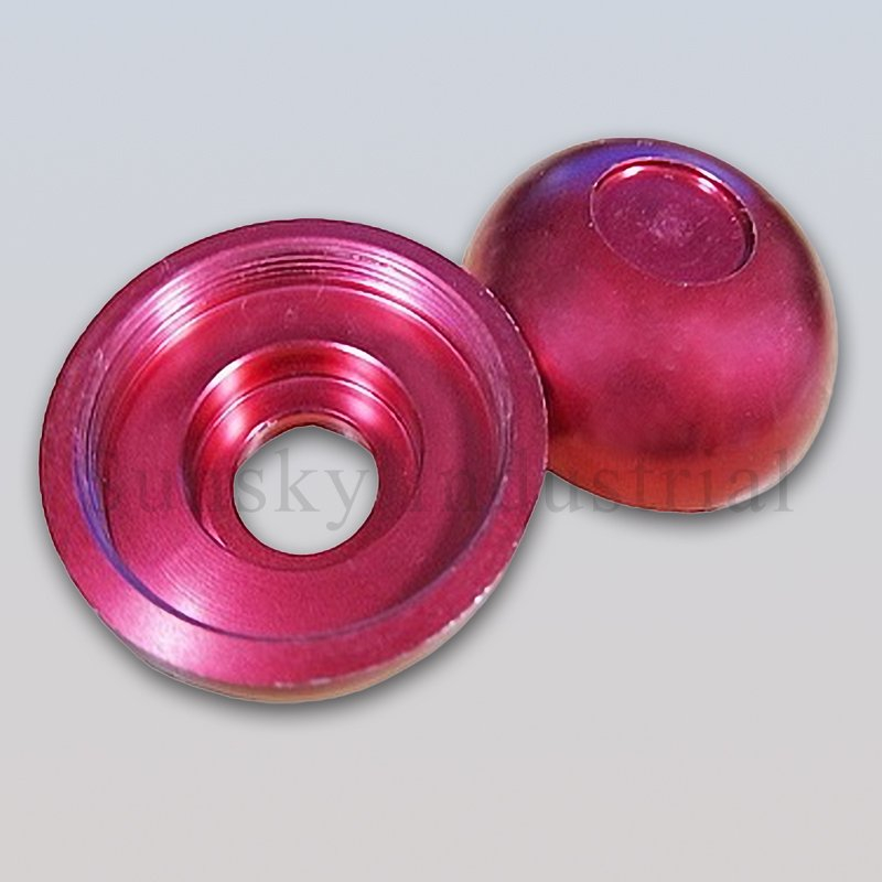 anodized aluminium threaded part (AL13137)