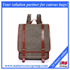Vintage Duffel School Bag Canvas Backpack Damen Rucksack (SBB-036)