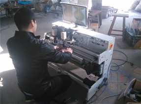 Machine flexographique de mounter de plaque d'impression