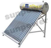 Calentador de agua solar compacto no presurizado integrado