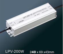 Электропитание переключения постоянн напряжения тока LPV-200W СИД водоустойчивое