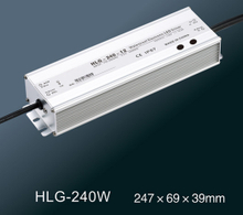 Fuente de alimentación impermeable ajustable de la función completa de HLG-240W