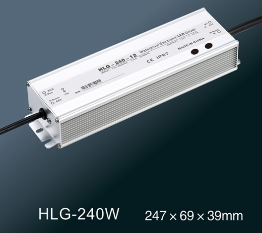 Электропитание полной функции HLG-240W регулируемое водоустойчивое