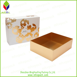 高品质的硬纸板烫金印刷纸质化妆品包装香水盒