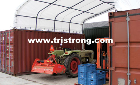 Prefabricated Building, Container Cover, Container Tent, Container Shelter (TSU-2020C/2040C)