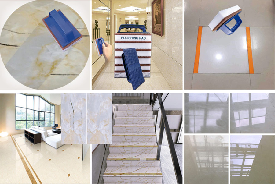 Floor Restorer and Polish magic sponge pad