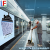 Subway Station Platform Cleaning Fleece Combo Melamine Square Pad 