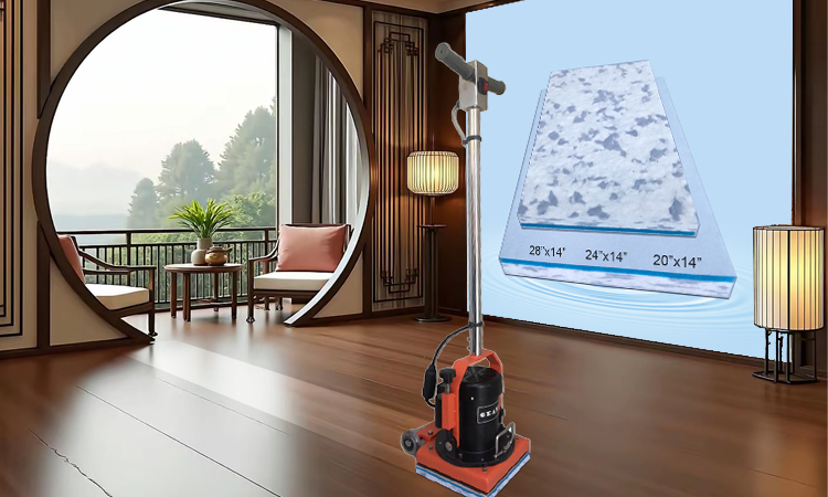 Living Room Tile Cleaning - Fleece Fabric Composite Combo Melamine Rectangular Floor Pad Scrubber Pad.jpg