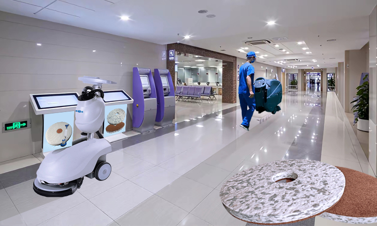 Anti-Scratch for Hospital Anti-Slip Tiles - Hospital Floor Cleaning Scrubber Pad - Combo Melamine Floor Pad, Maintaining Anti-Slip Effect.jpg