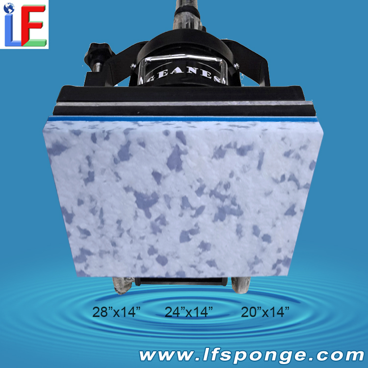 Fleece Combo Melamine Pad - Solve Square Oscillating Scrubber Pad Falling & Cleaning Efficiency Pain Points