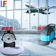 Airport Terminal Cleaning Fleece Combo Melamine Floor Pad