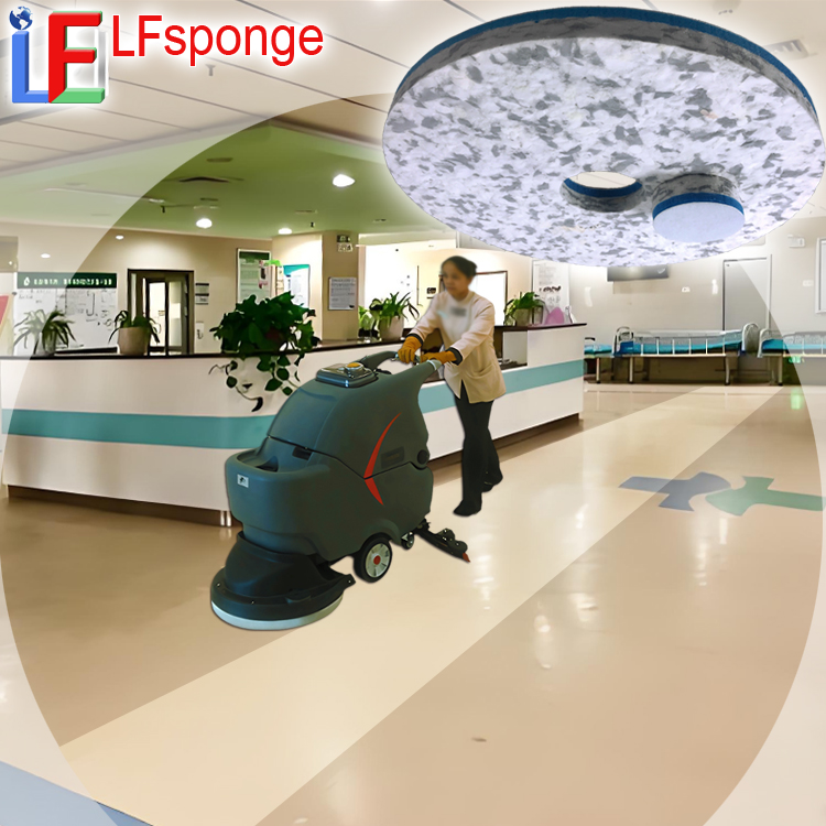  Hospital Floor Cleaning Fleece Combo Melamine Pad