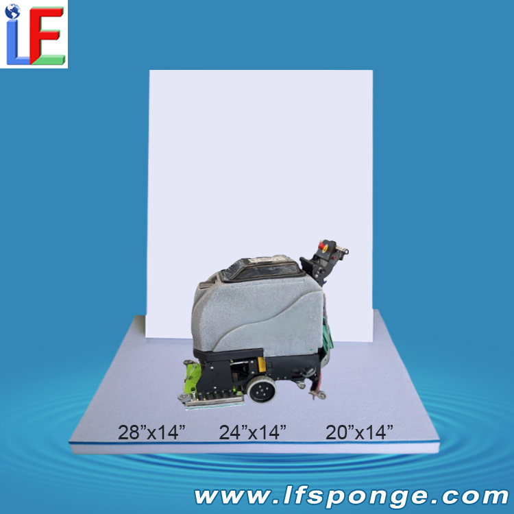 Fleece Melamine Square Floor Pad Oscillating Scrubber Compatible for Polishing & Cleaning