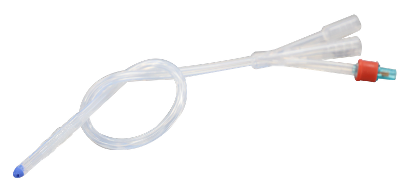 3 -Way High Flow All Silicone Foley Catheter