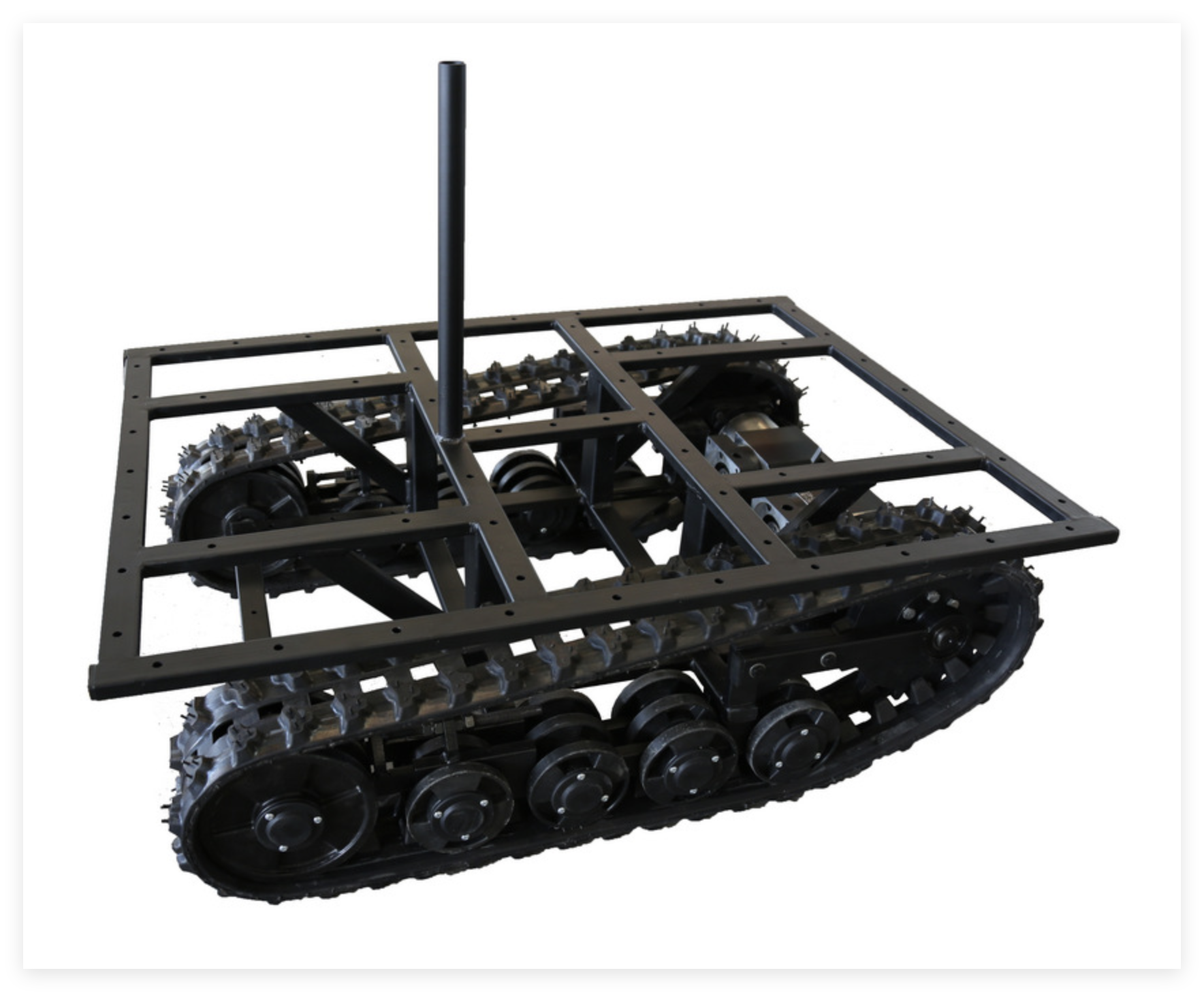  Electric Hydraulic Rubber Track Chassis Stainless Steel Remote Automatic Control Chassis