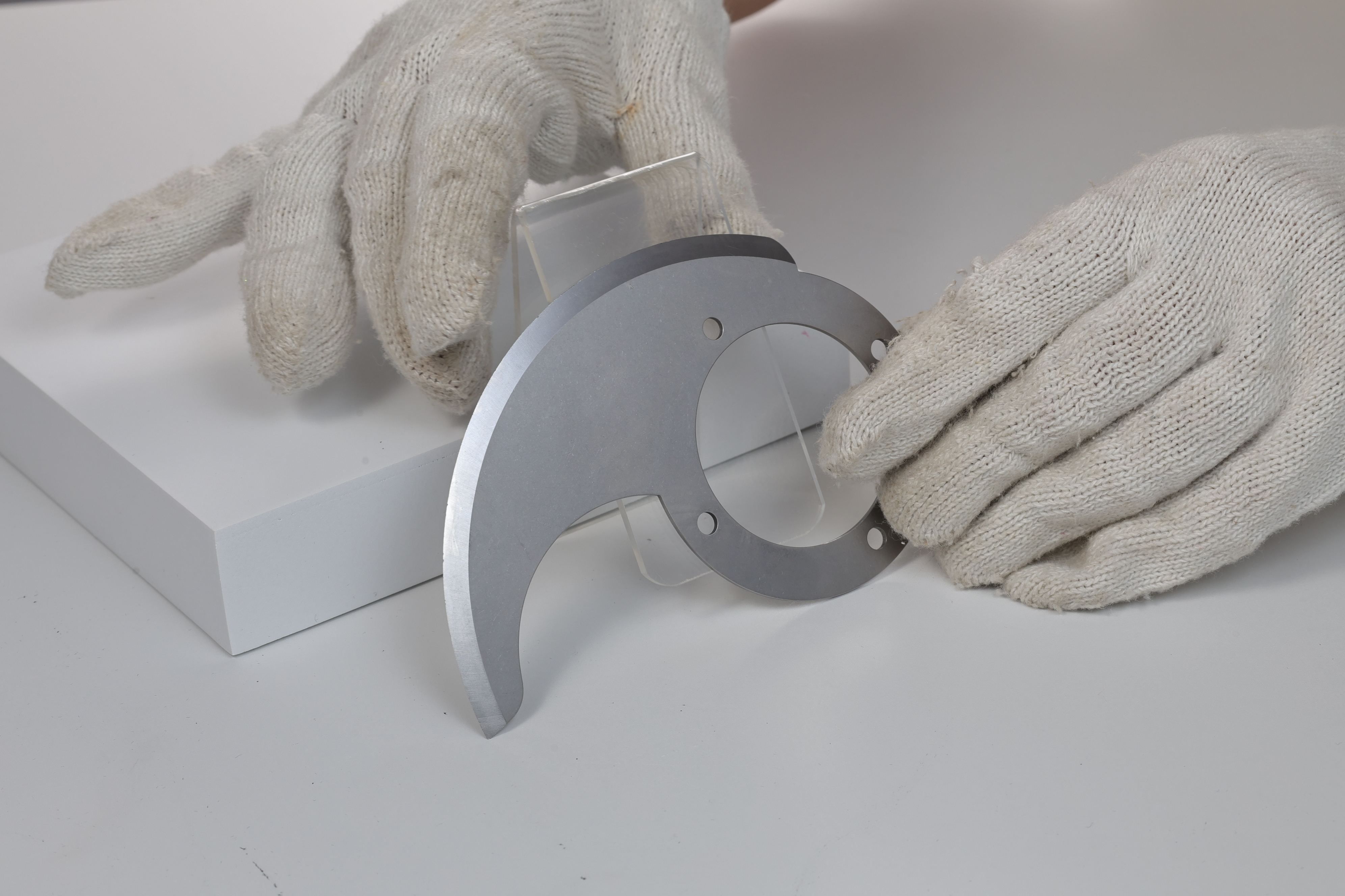 Food Stainless Steel Special-Shaped Blade Chopper Semi-Circular Slitting Blade