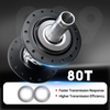 CNC Black Aluminum Customized 32h 14G Quick Release Ratchet 80t Hub Disc Brake Bike Hub HG 11/12S MS/XD 12S MTB Bicycle Hubs