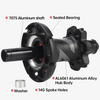 Ratchet Polishing Sandblasted Anodized CNC Alloy Matte Black 18/21h Carbon Spoke Hub Road Bike V Brake Hub Racing Bicycle Hubs