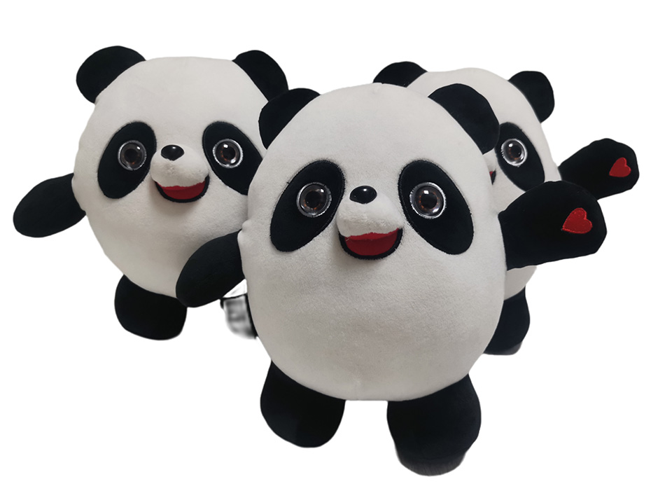 Panda, Bing Dwen Dwen，Plush Doll，Doll，Throw Pillow，Cartoon Throw Pillow