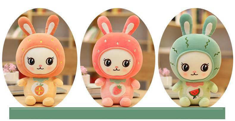 Watermelon Rabbit/ Pillow, Doll, Sleeping Pillow, Birthday Gift