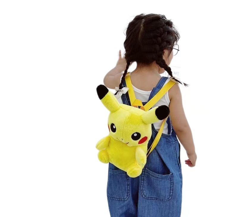Pikachu Plush Toy Backpack