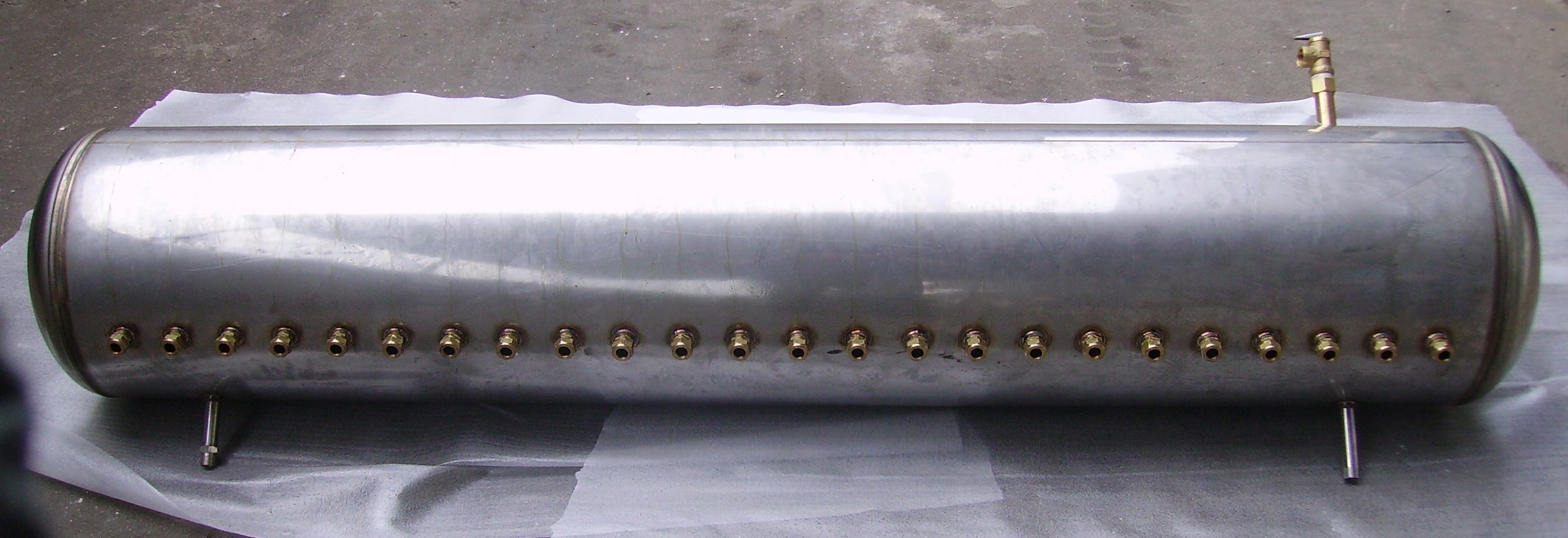 dep&oacute;sito interno para tipo spp, acero inoxidable 304 grado 1.5mm