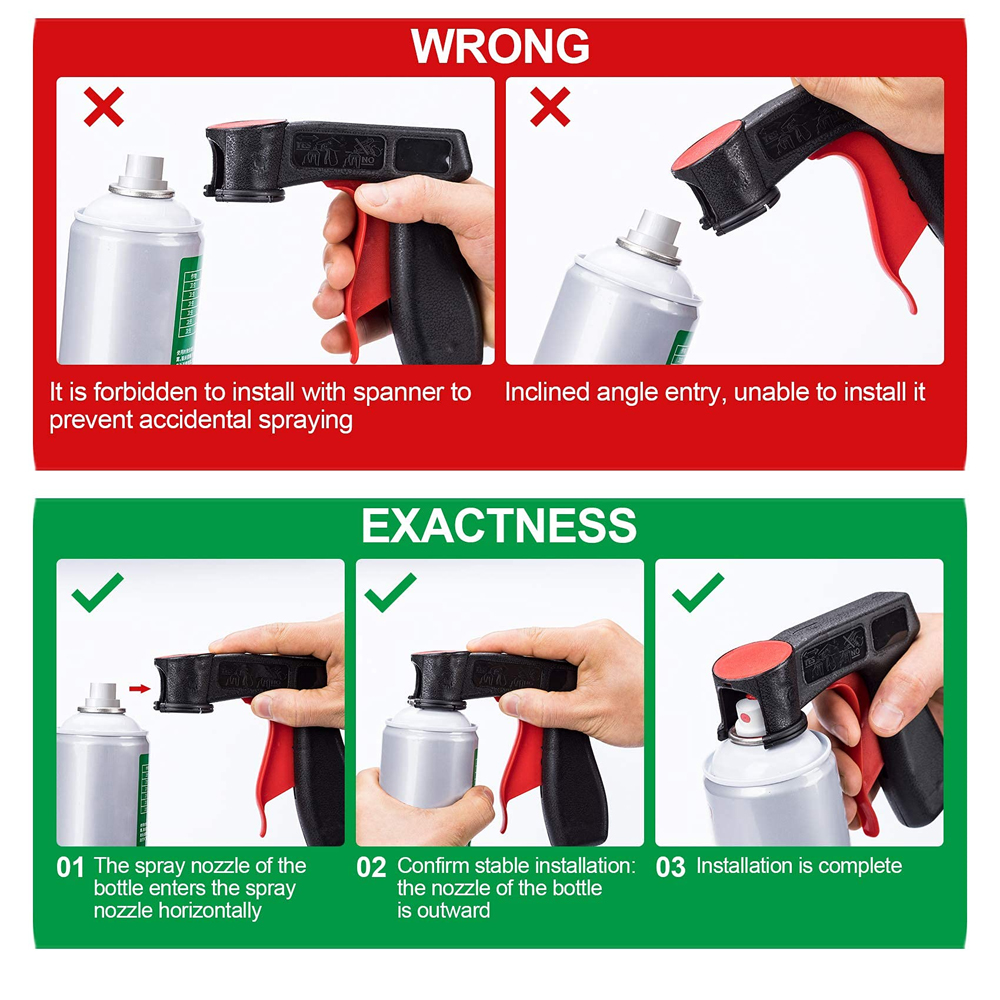 Can Gun Aerosol Spray Can Handle Paint Sprayer Can Handle Auto Styling Gun Grip Trigger Tool Aerosol Tool