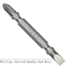 Phillips-Doppelend-Bits mit Schlitz 