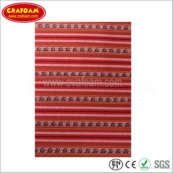National Stripe Fabric EVA Foam Sheets