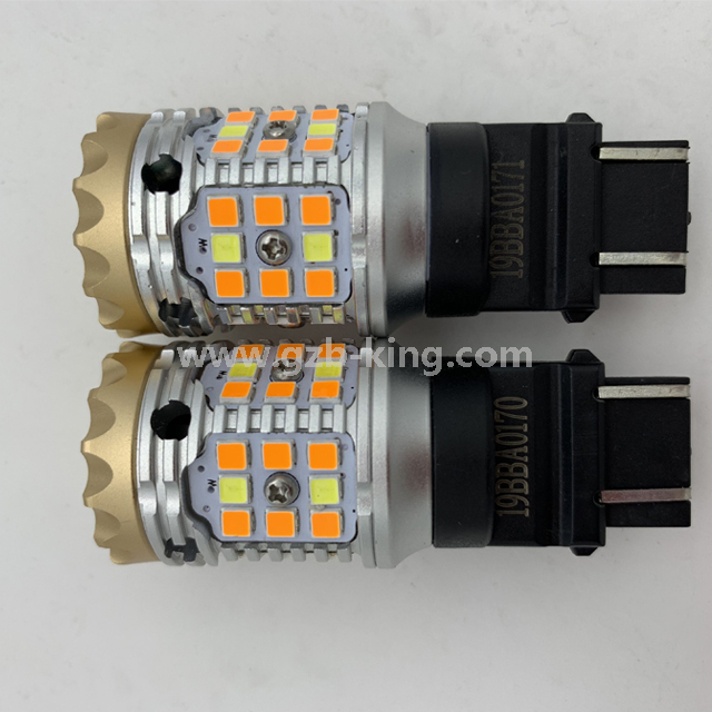 9-24V 1860LM 30W 3157 P27/5W canbus dual colour white + amber LED tail/ backup/ turning/ brake light 