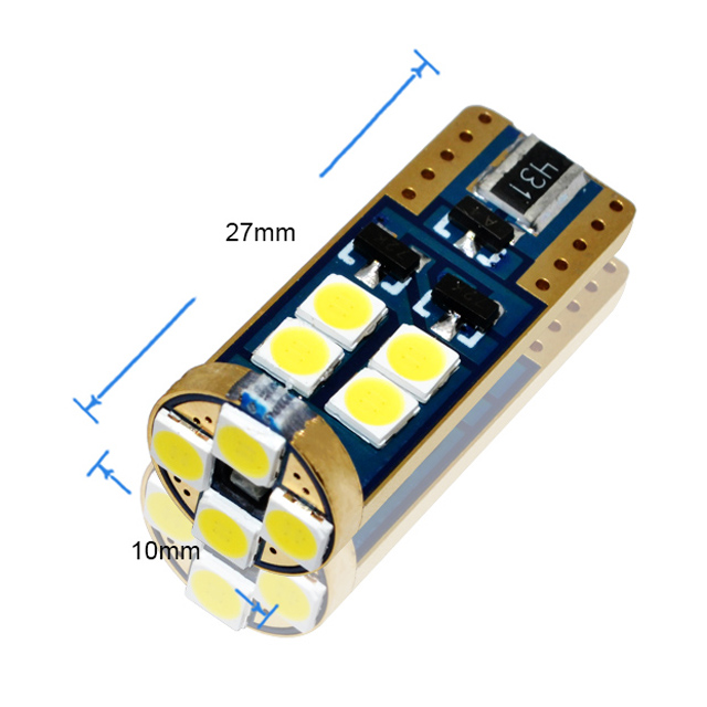 T10 12SMD 3030 LED light bulb