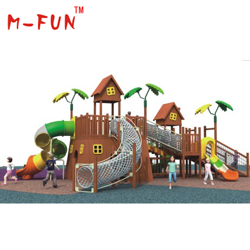 Commercial wooden playground equipment