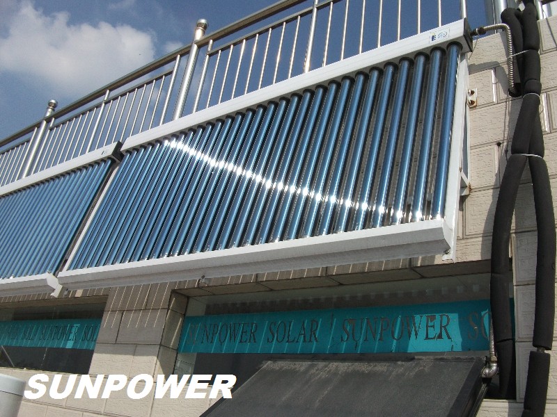 Balcony solar collector (spa).