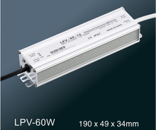 Fuente de alimentación impermeable de la conmutación del voltaje constante de LPV-60W LED