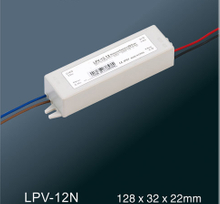 Fuente de alimentación impermeable de la conmutación del voltaje constante de LPV-12N LED